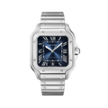 Cartier Santos Blue Dial Large