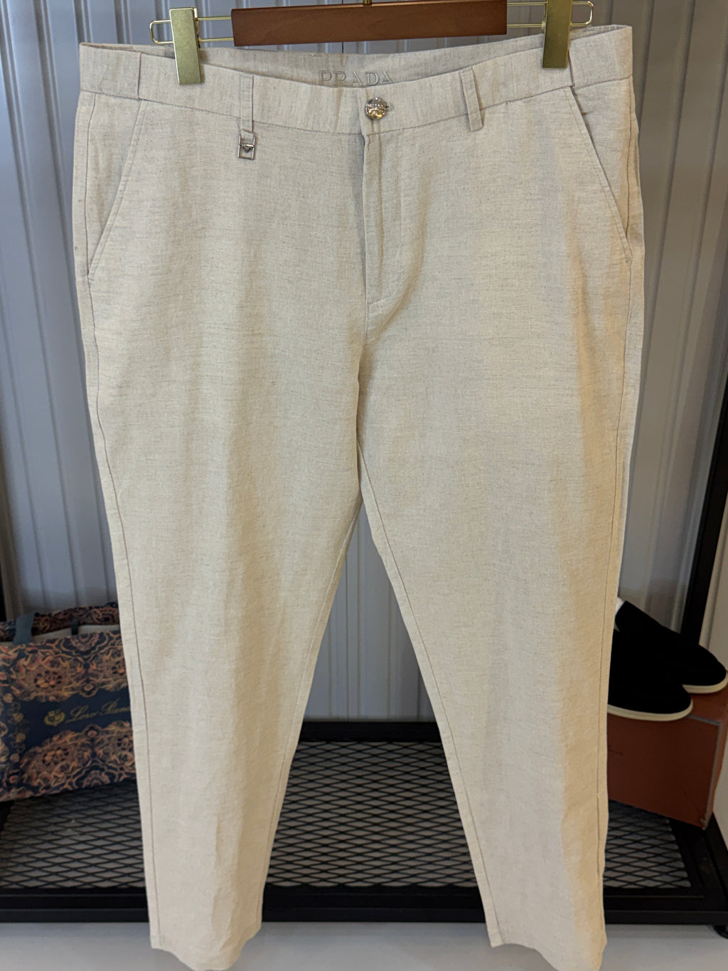 Prada İthal Keten Pantolon