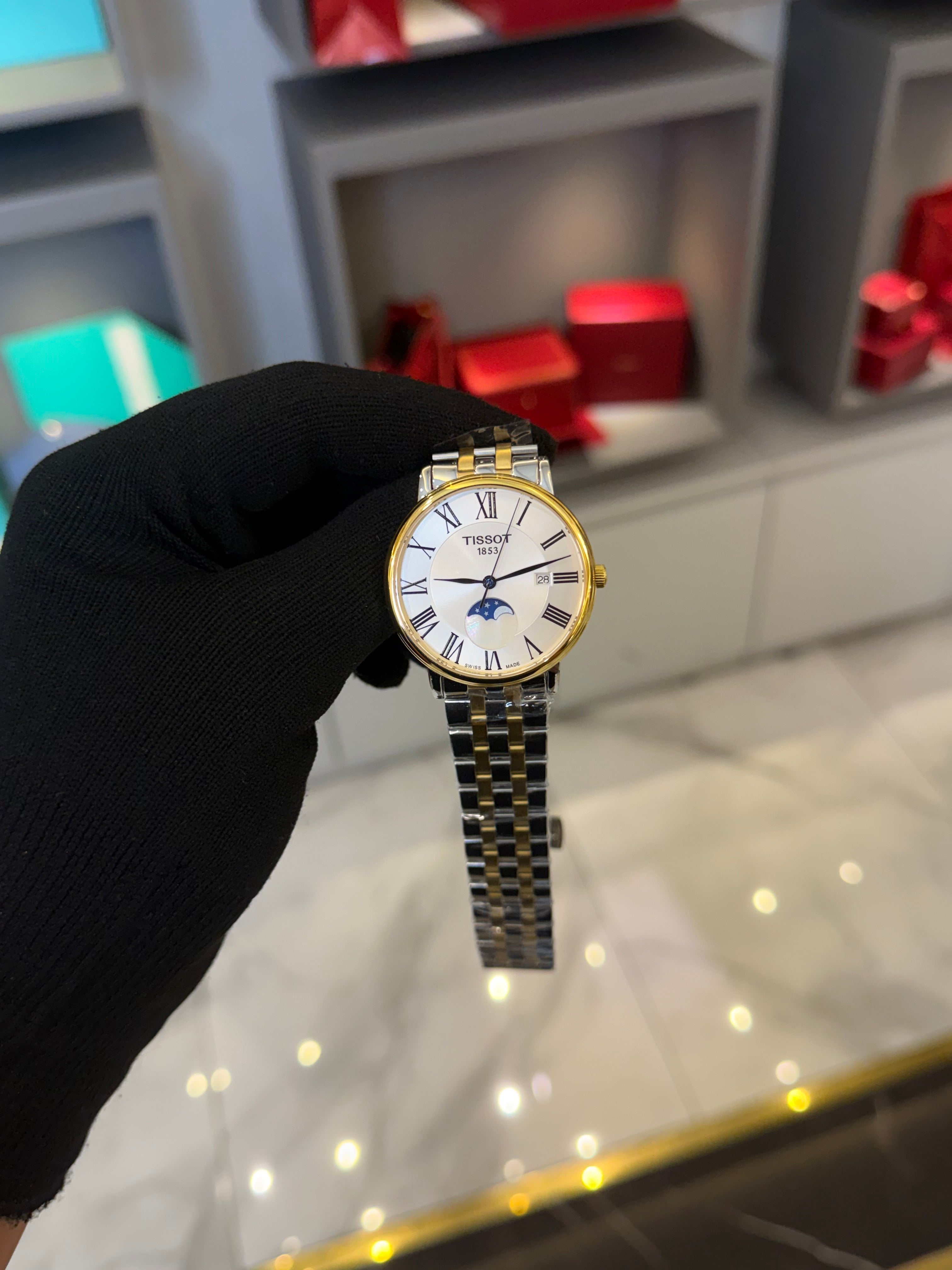 Tissot Two Tone Cordon White Dial
