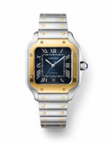 Cartier Santos Blue Dial Large