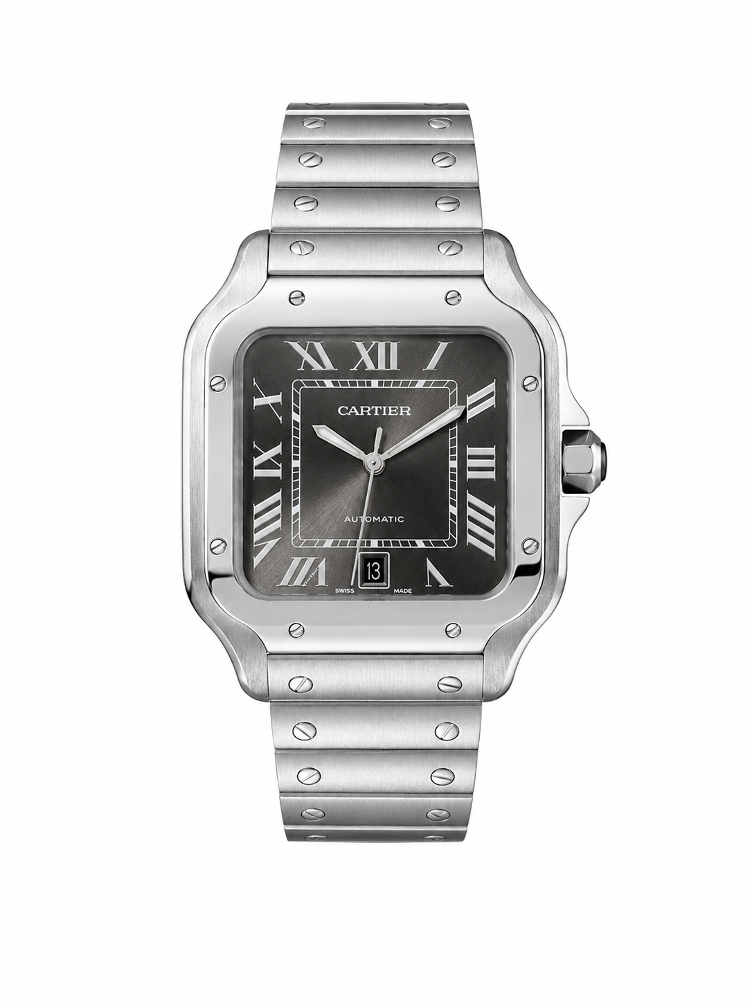 Cartier Santos  Grey Dial Large Özel Ürün