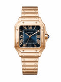 Cartier Santos Blue Dial Large