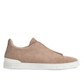 ZEGNA Triple Stitch Suede Sneaker