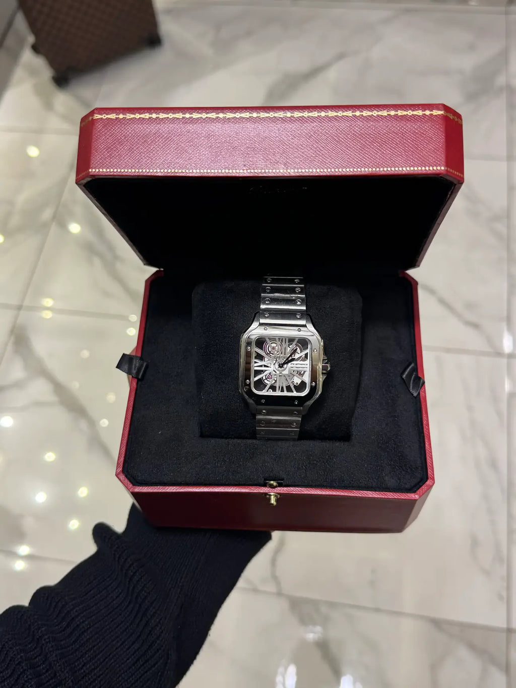 Cartier Santos Skeleton Large
