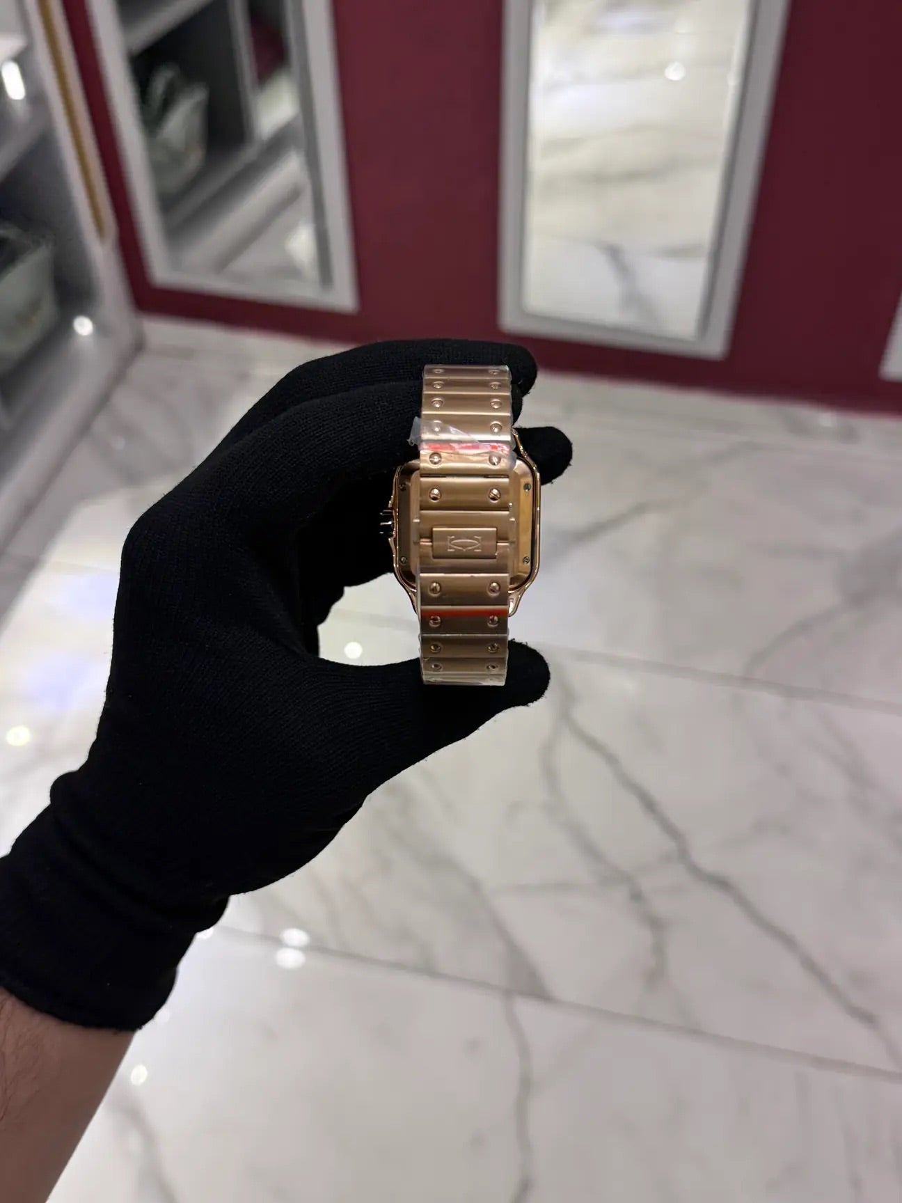 Cartier Santos Green Dial Large