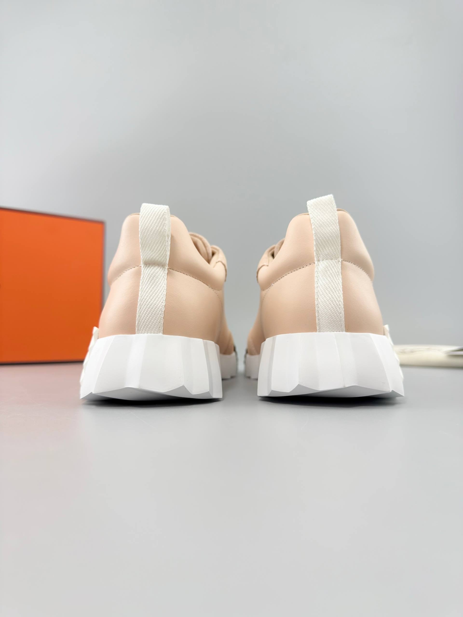 Hermes Bouncing Leather Sneakers