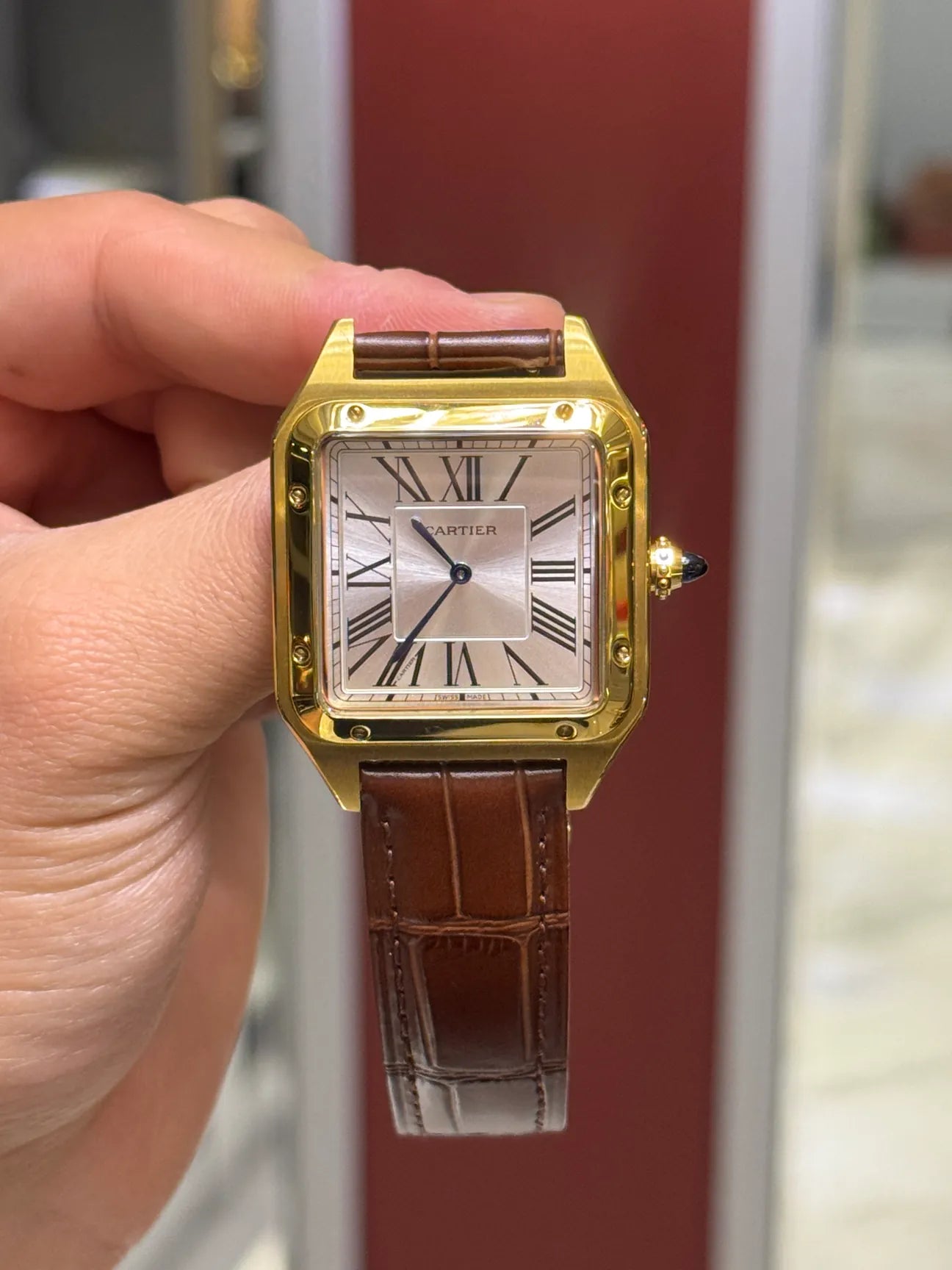 Cartier Santos Dumont White Dial