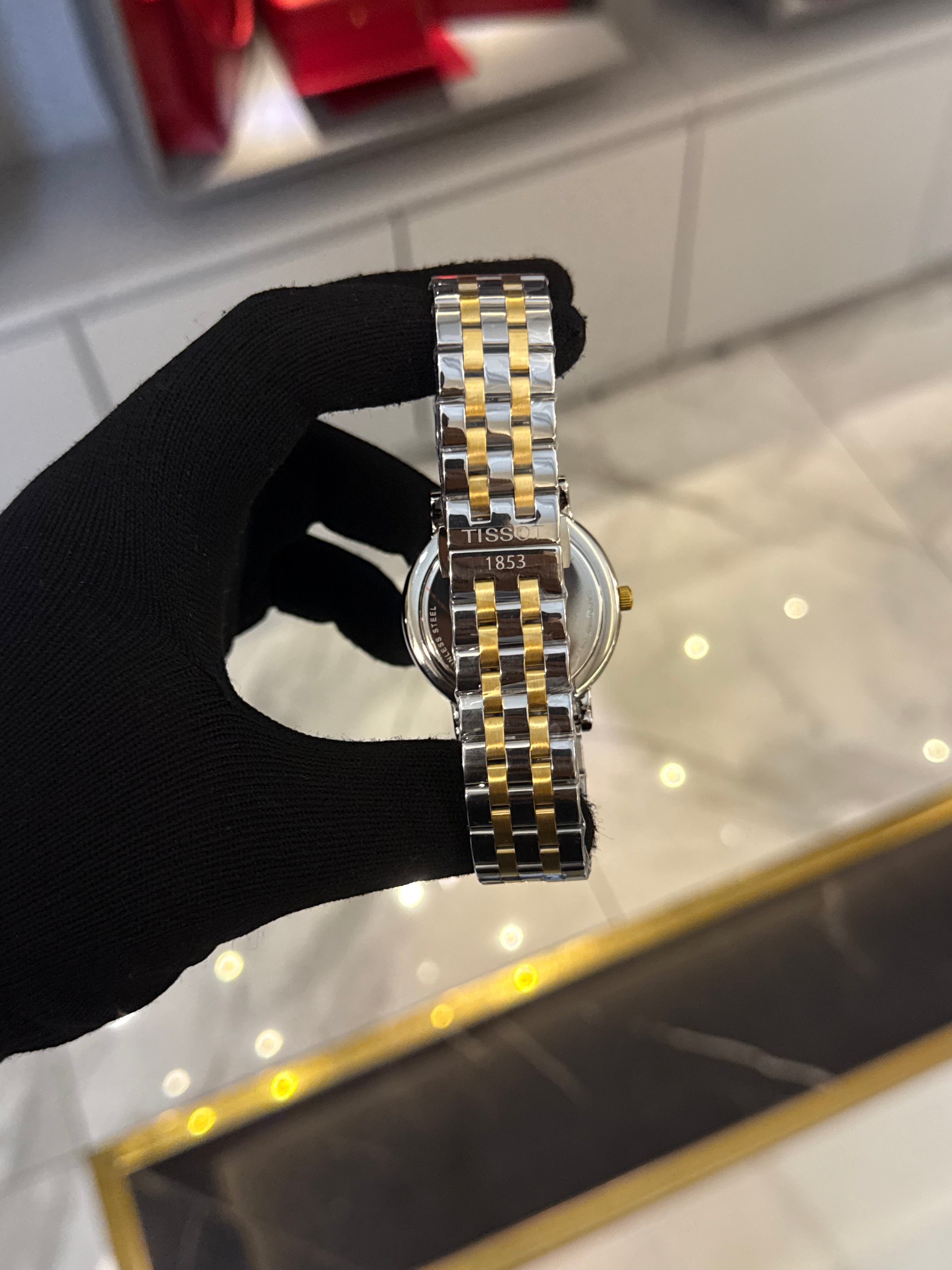 Tissot Two Tone Cordon White Dial