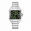 Cartier Santos Green Dial Large