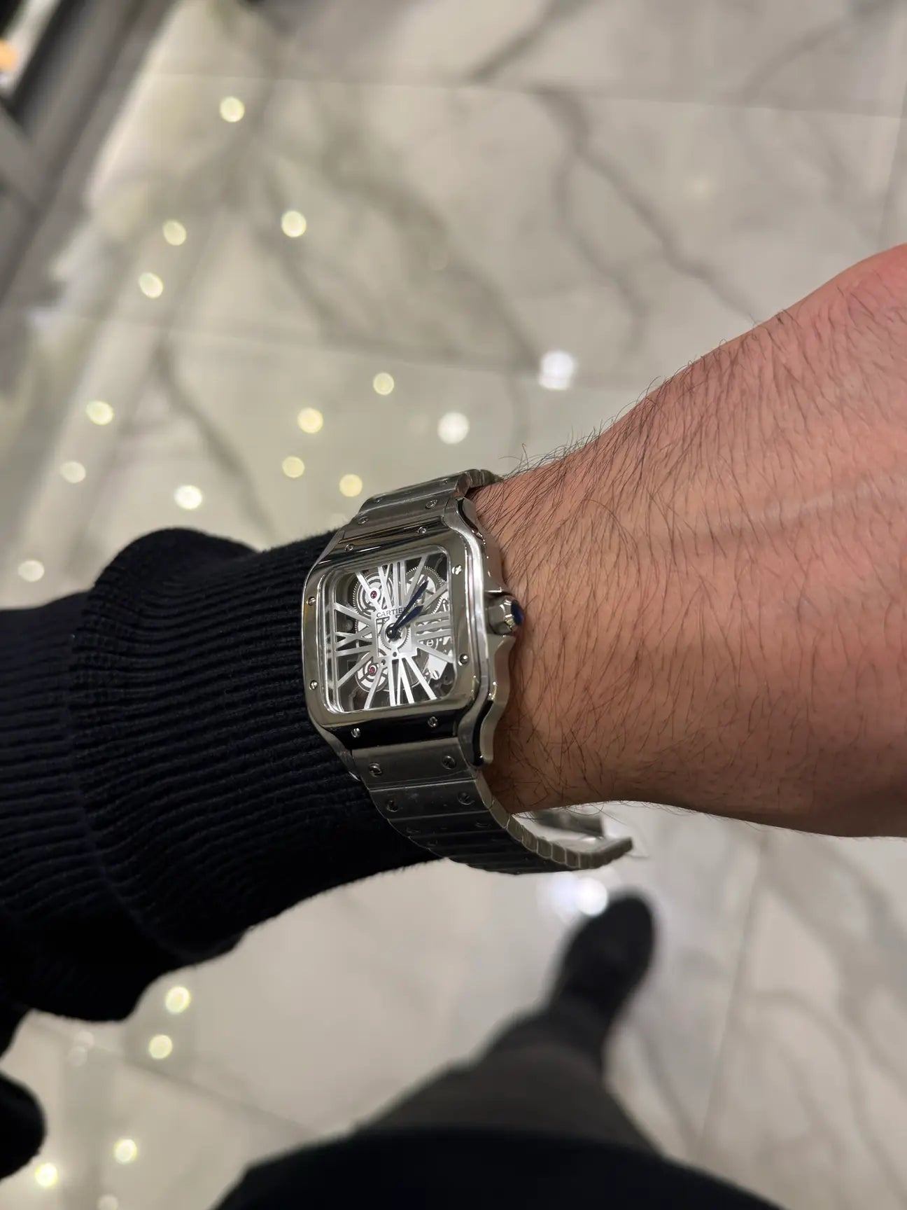 Cartier Santos Skeleton Large