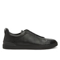 ZEGNA Triple Stitch Leather Sneaker