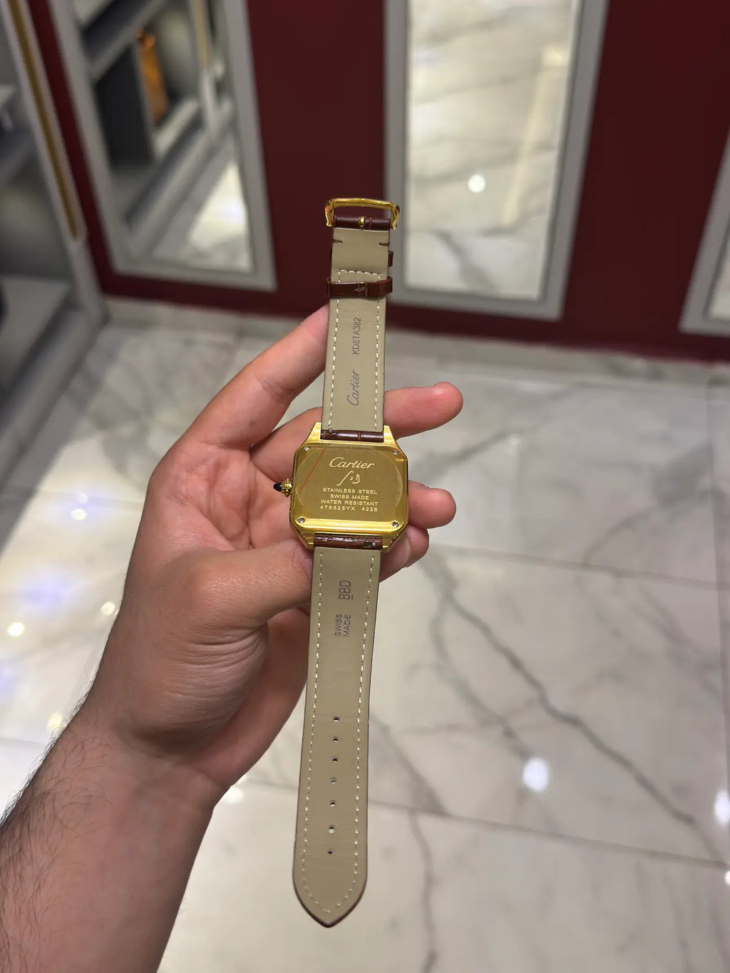 Cartier Santos Dumont White Dial