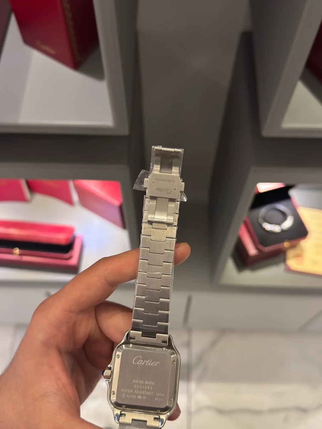 Cartier Santos Brown Dial Large