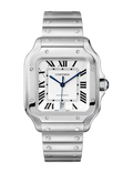 Cartier Santos White Dial Large