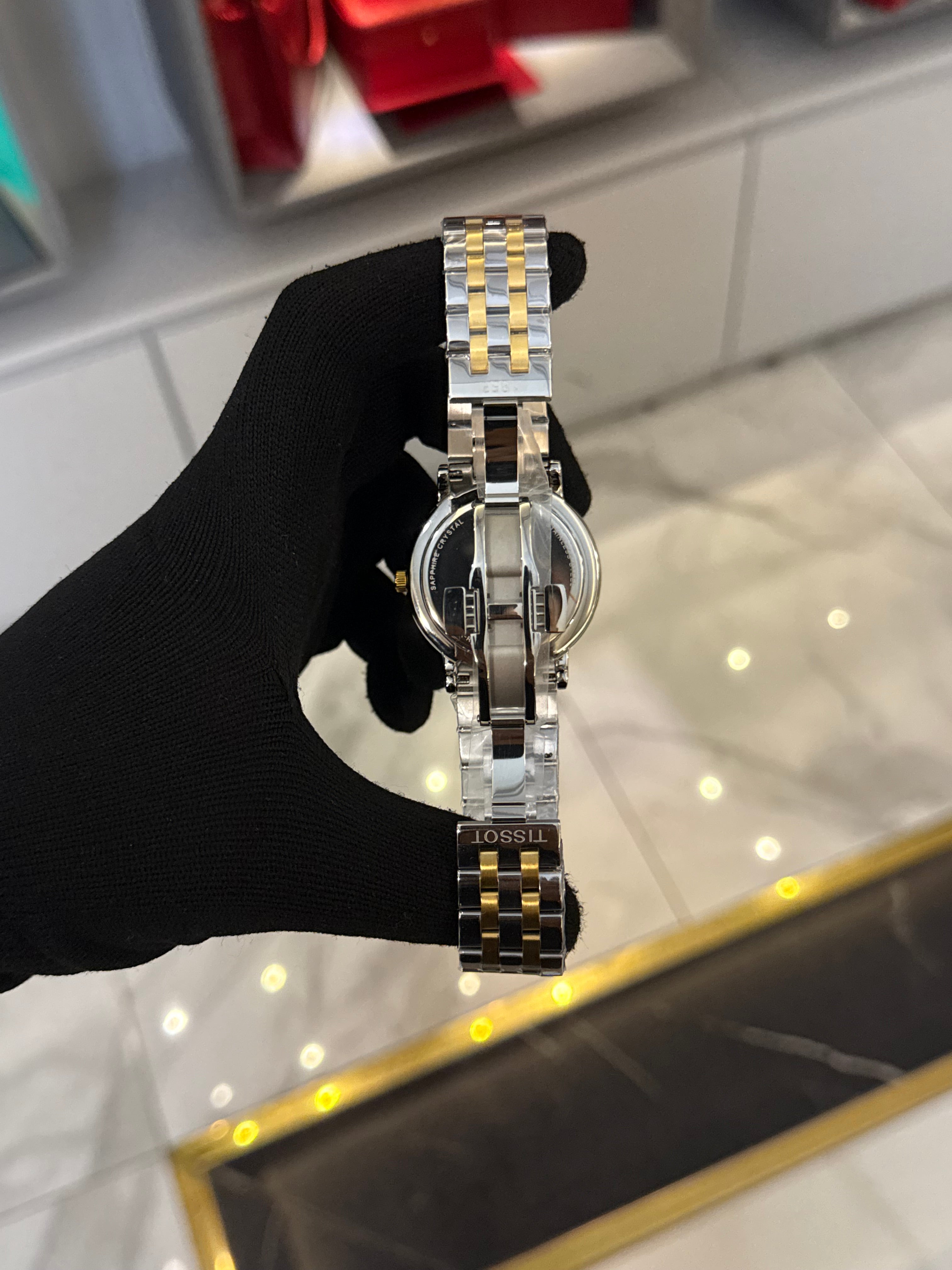 Tissot Two Tone Cordon White Dial
