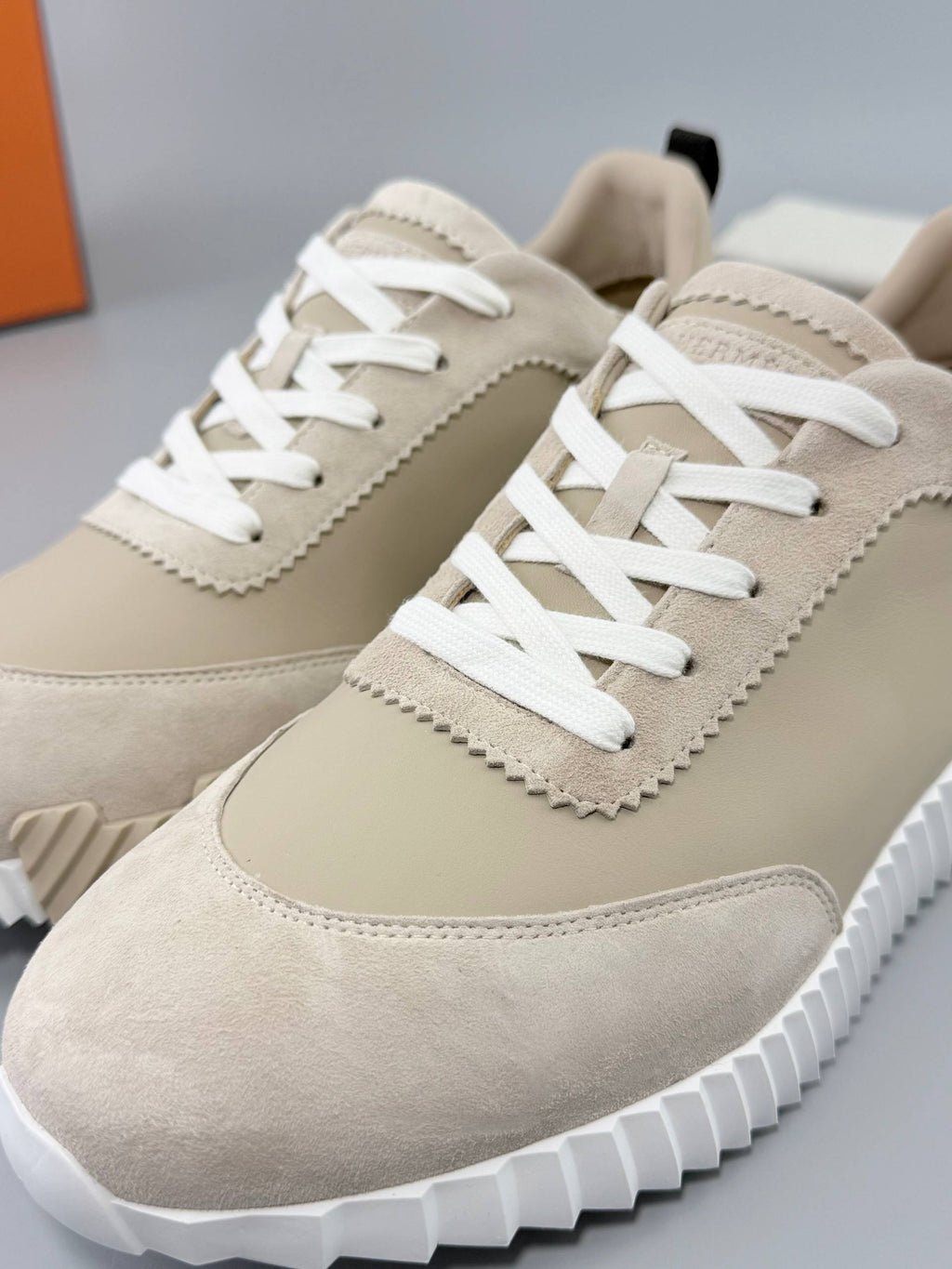 Hermes Bouncing Leather Sneakers