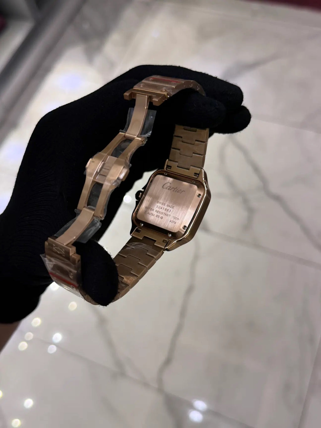 Cartier Santos Green Dial Large