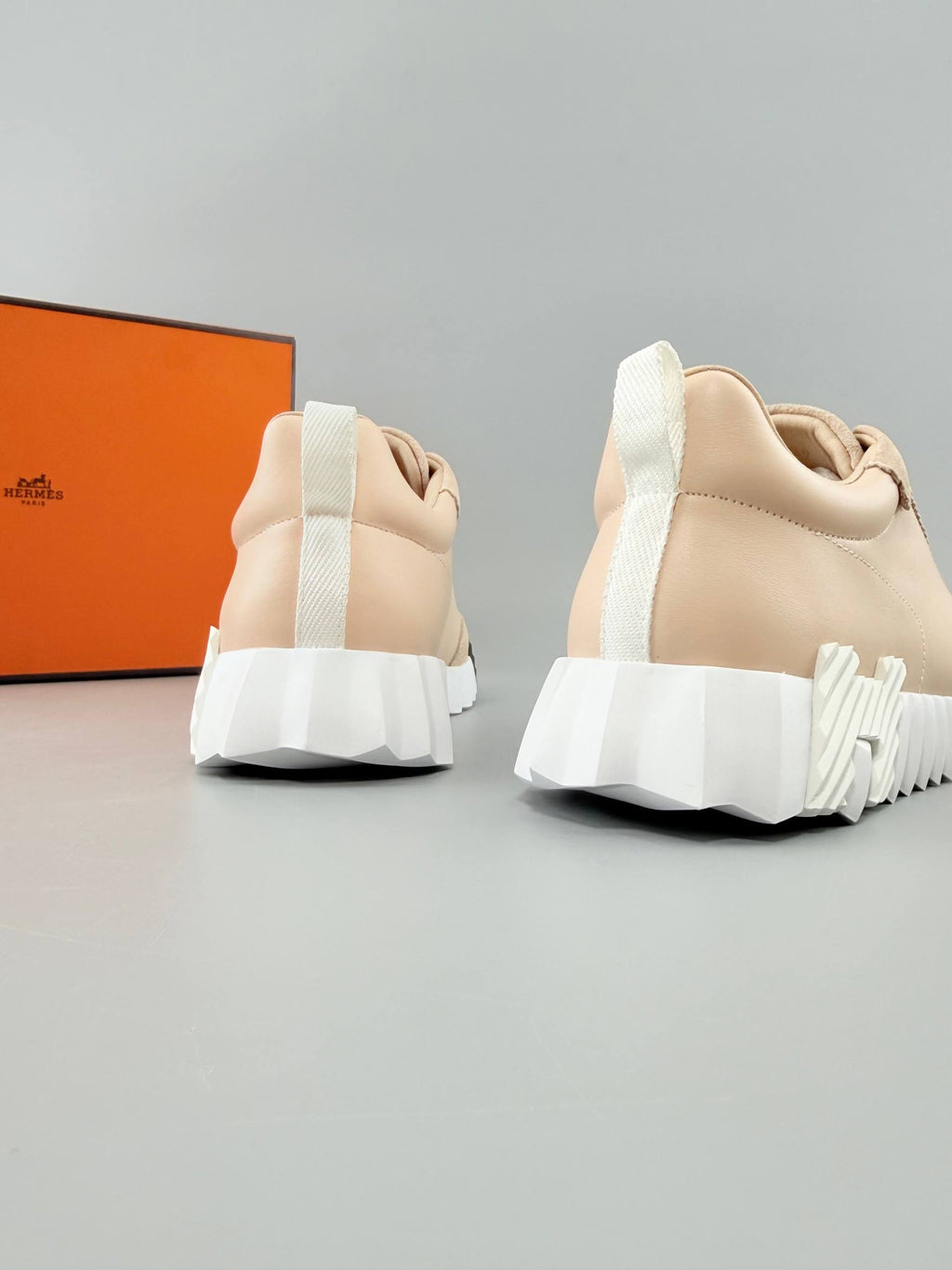 Hermes Bouncing Leather Sneakers