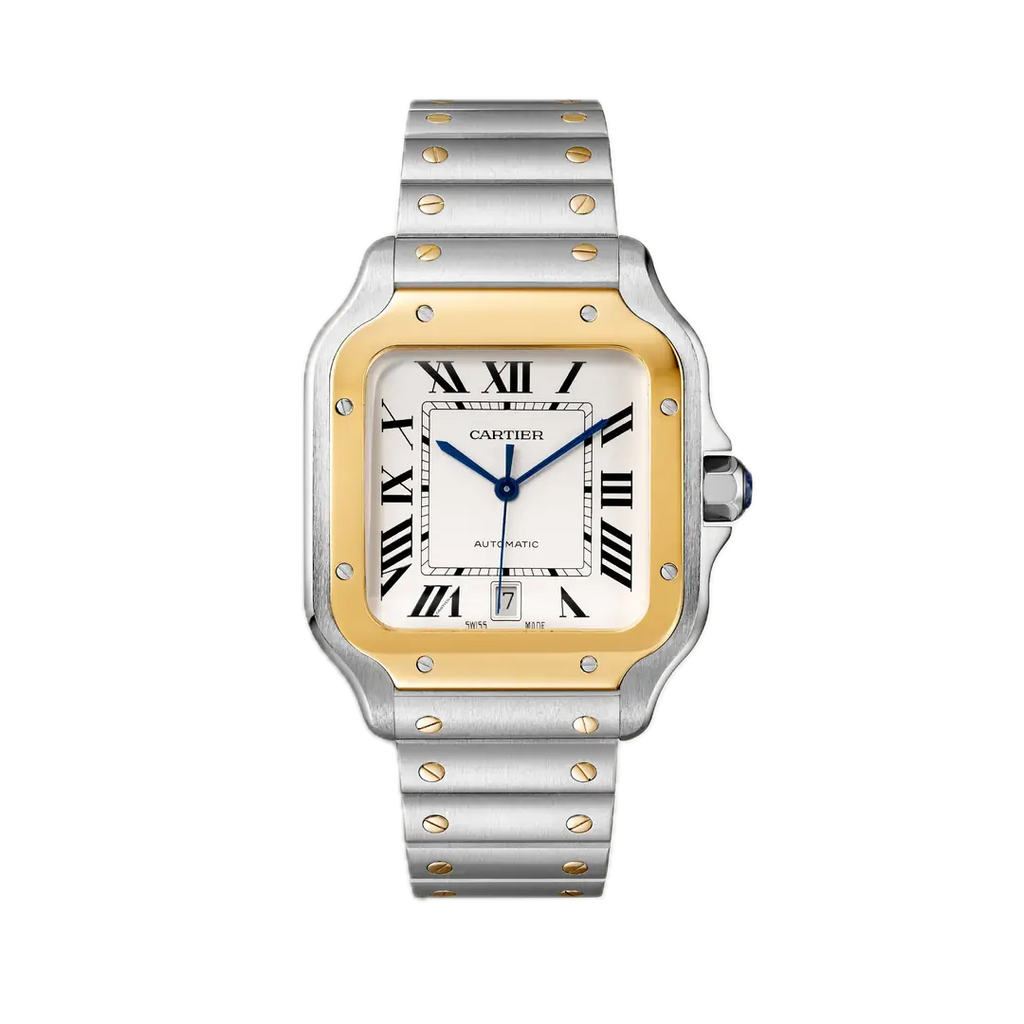 Cartier Santos White Dial Large