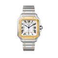 Cartier Santos White Dial Large