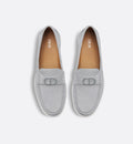 Dior Grenville Gray Suede Loafers