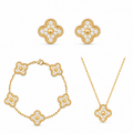 Van Cleef Alhambra Taşlı Yonca Set