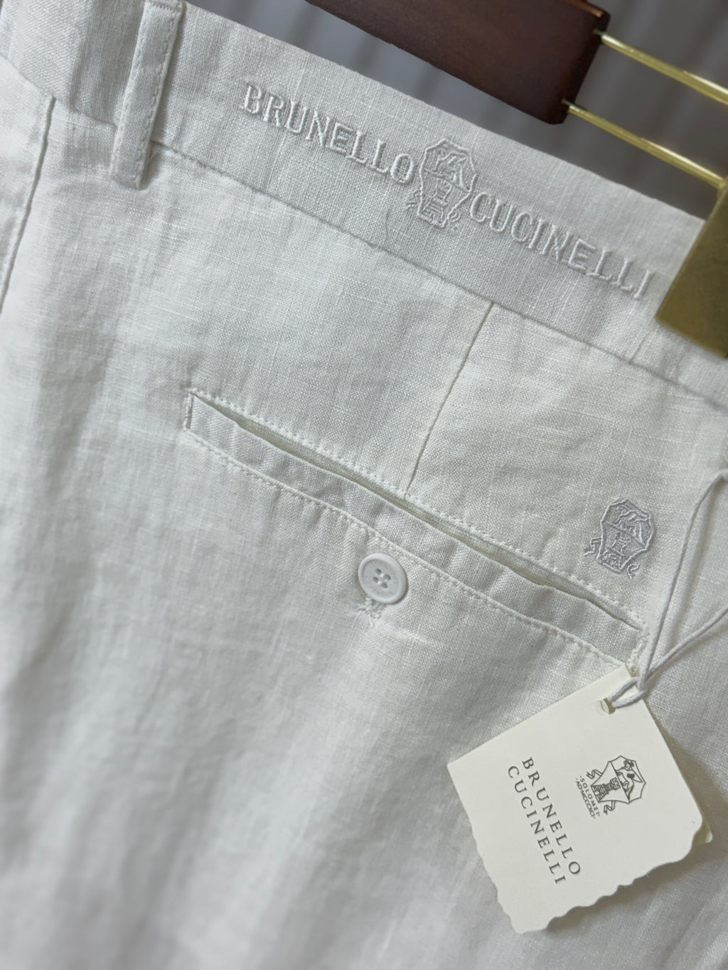 Brunello Cucinelli İthal Keten Pantolon