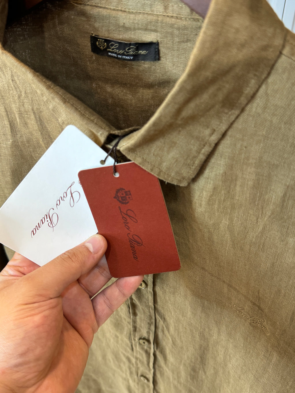 Loro Piana İthal Keten Gömlek