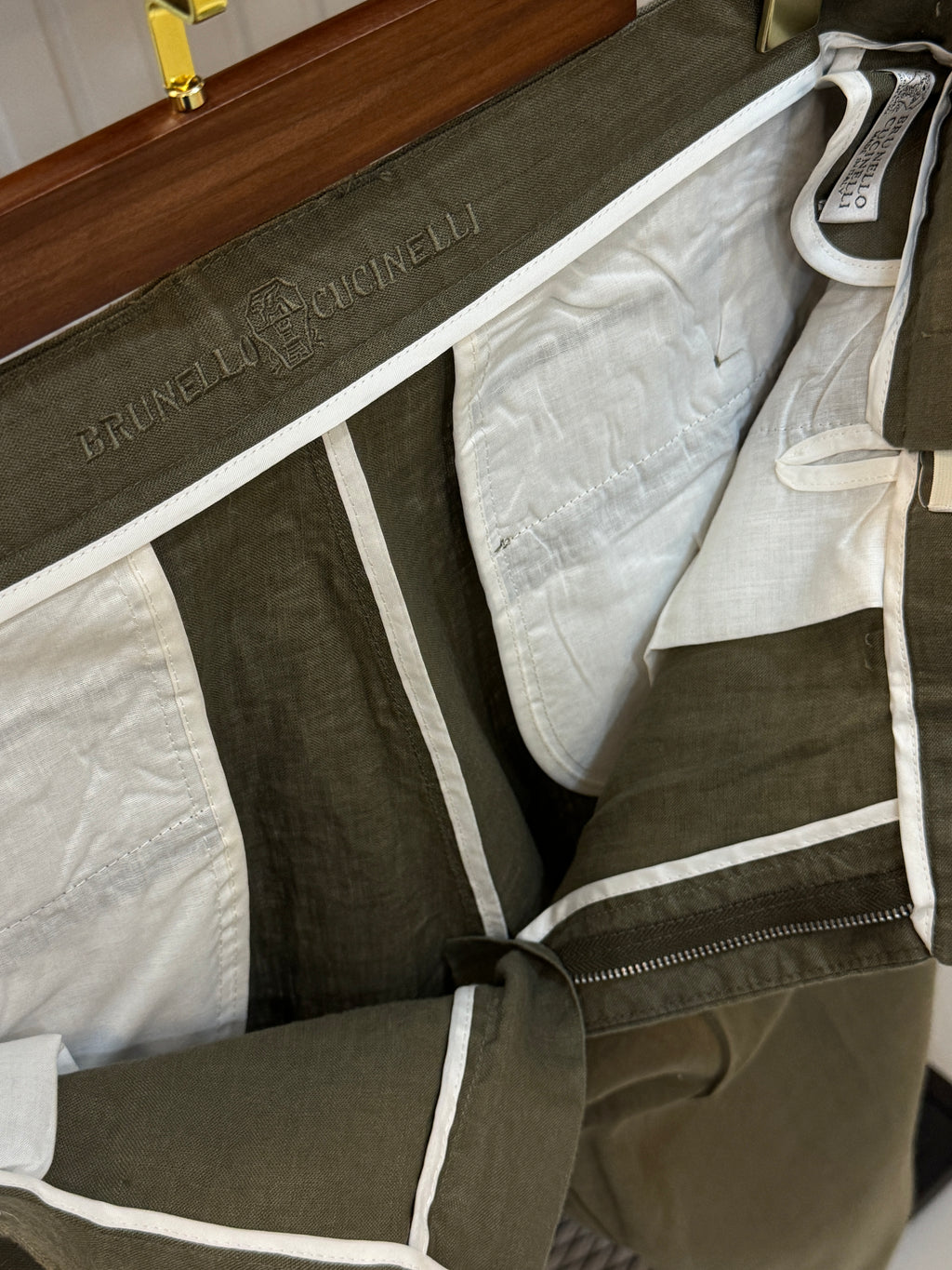 Brunello Cucinelli İthal Keten Pantolon