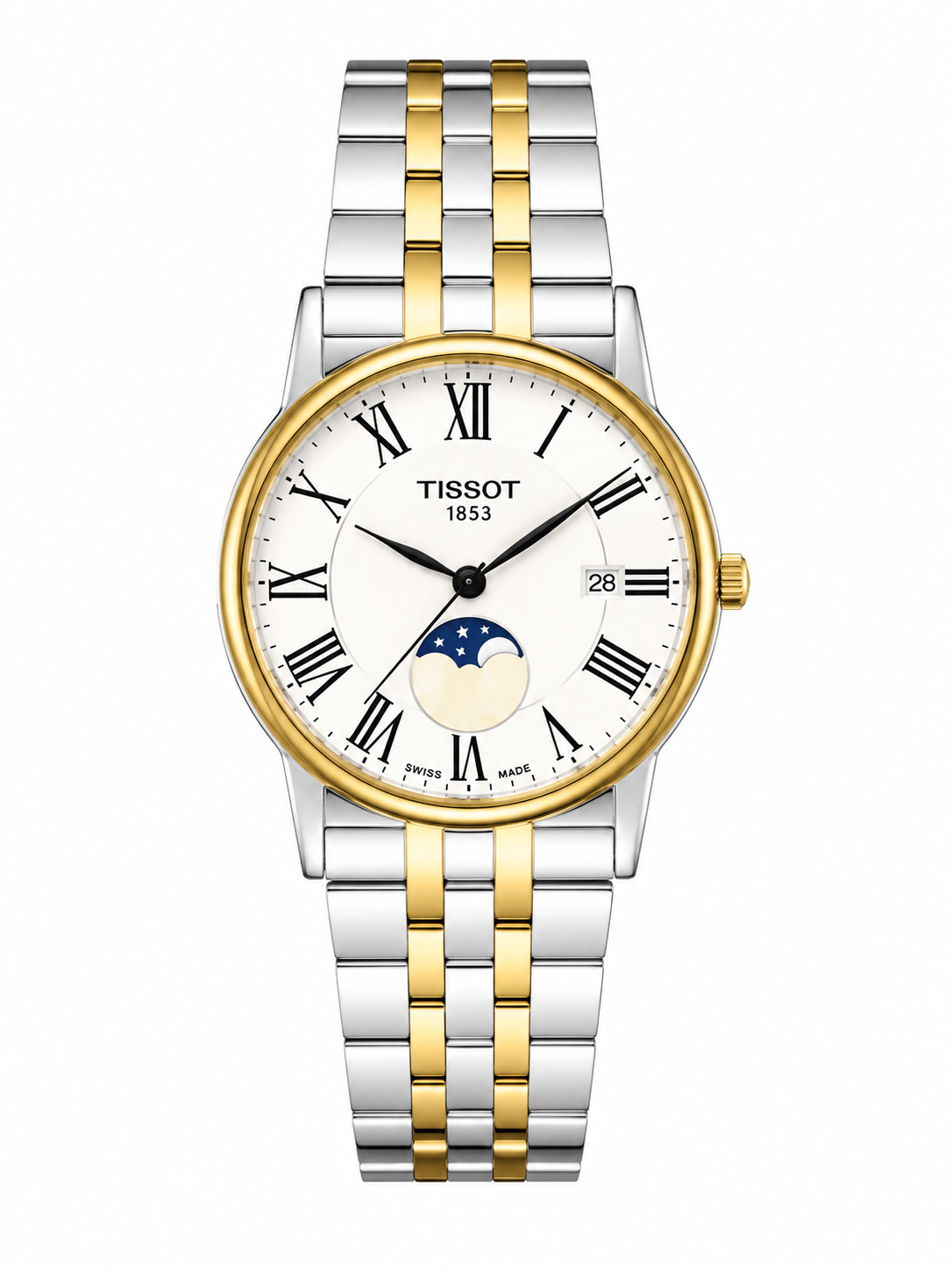 Tissot Two Tone Cordon White Dial