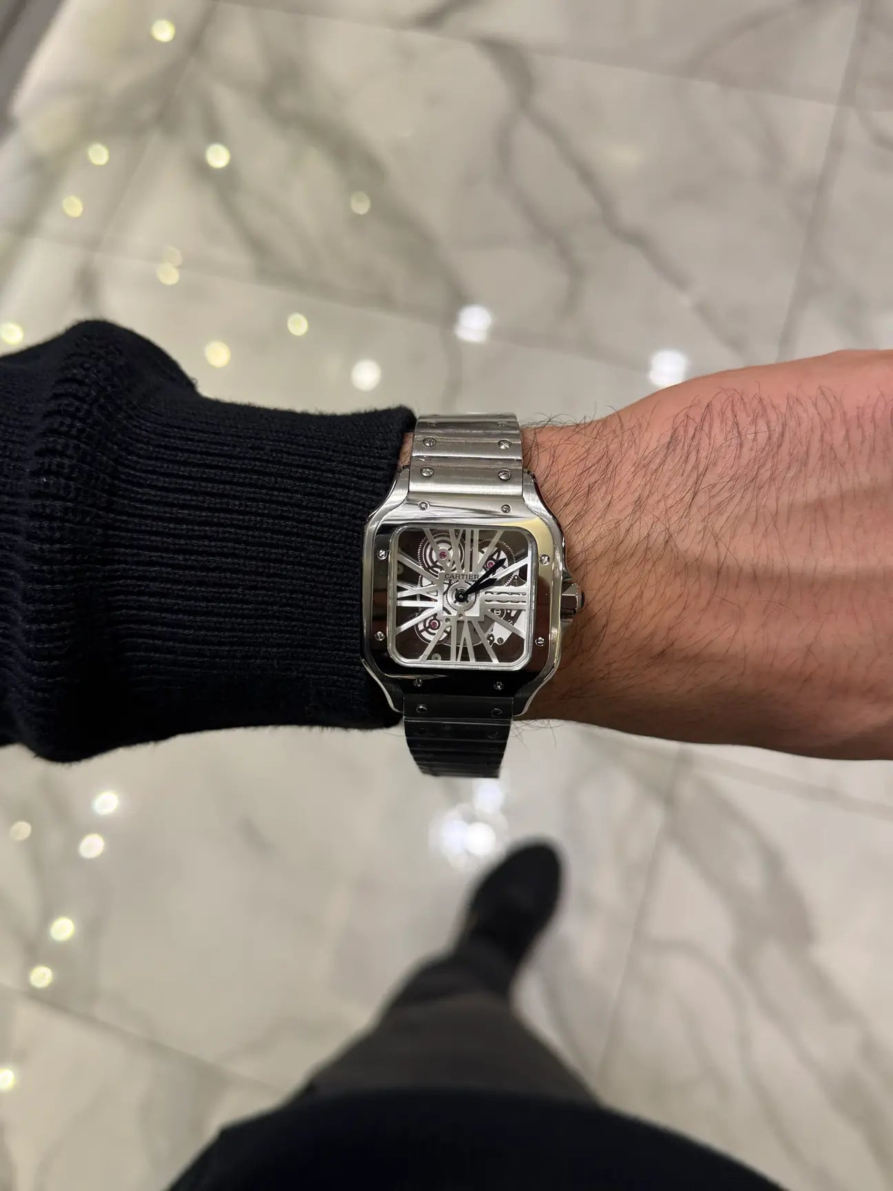 Cartier Santos Skeleton Large
