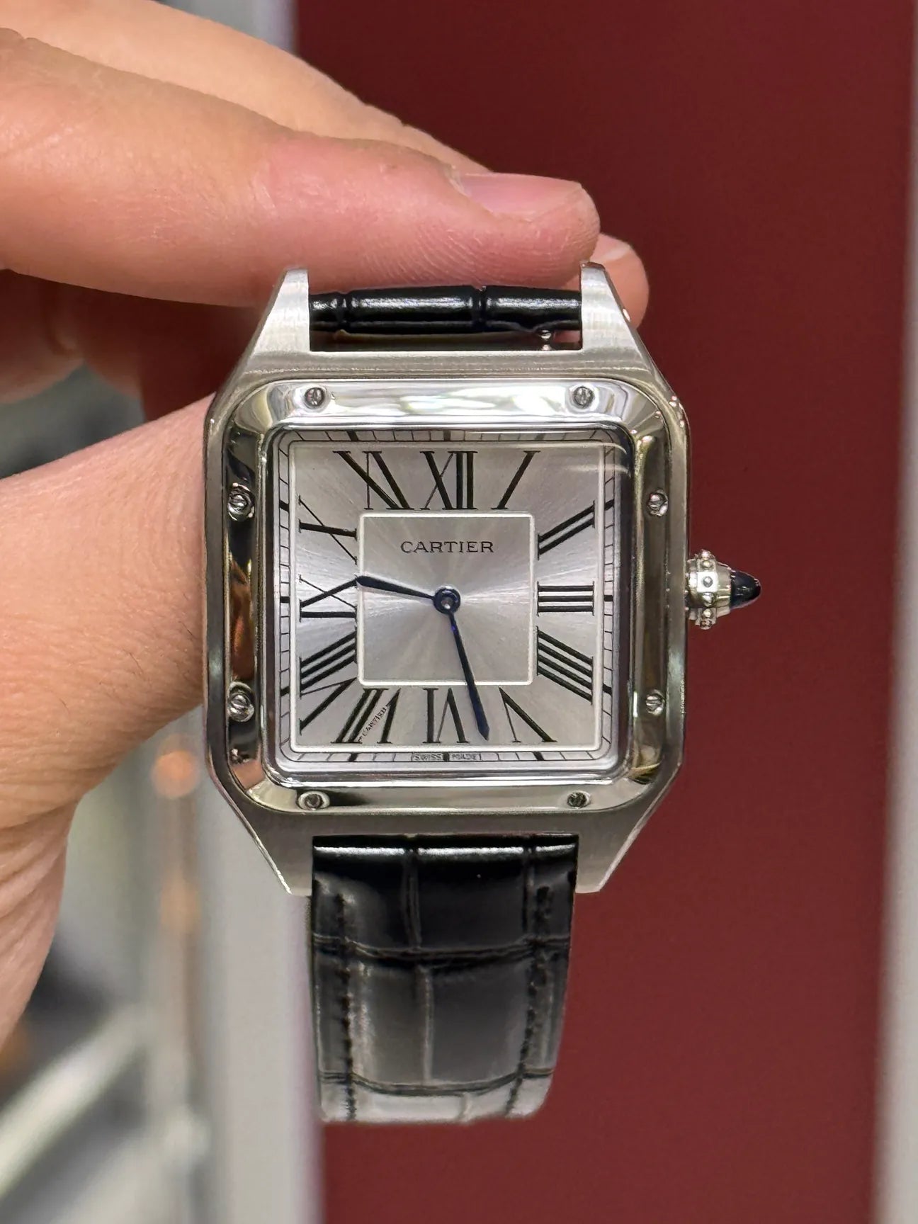 Cartier Santos Dumont White Dial