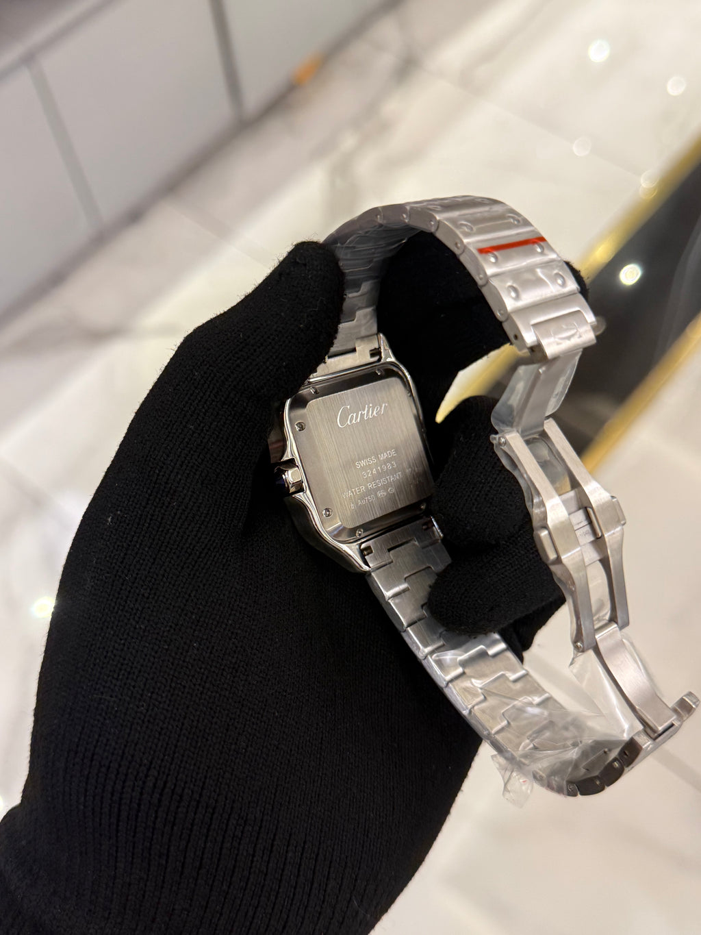 Cartier Santos Green Dial Large
