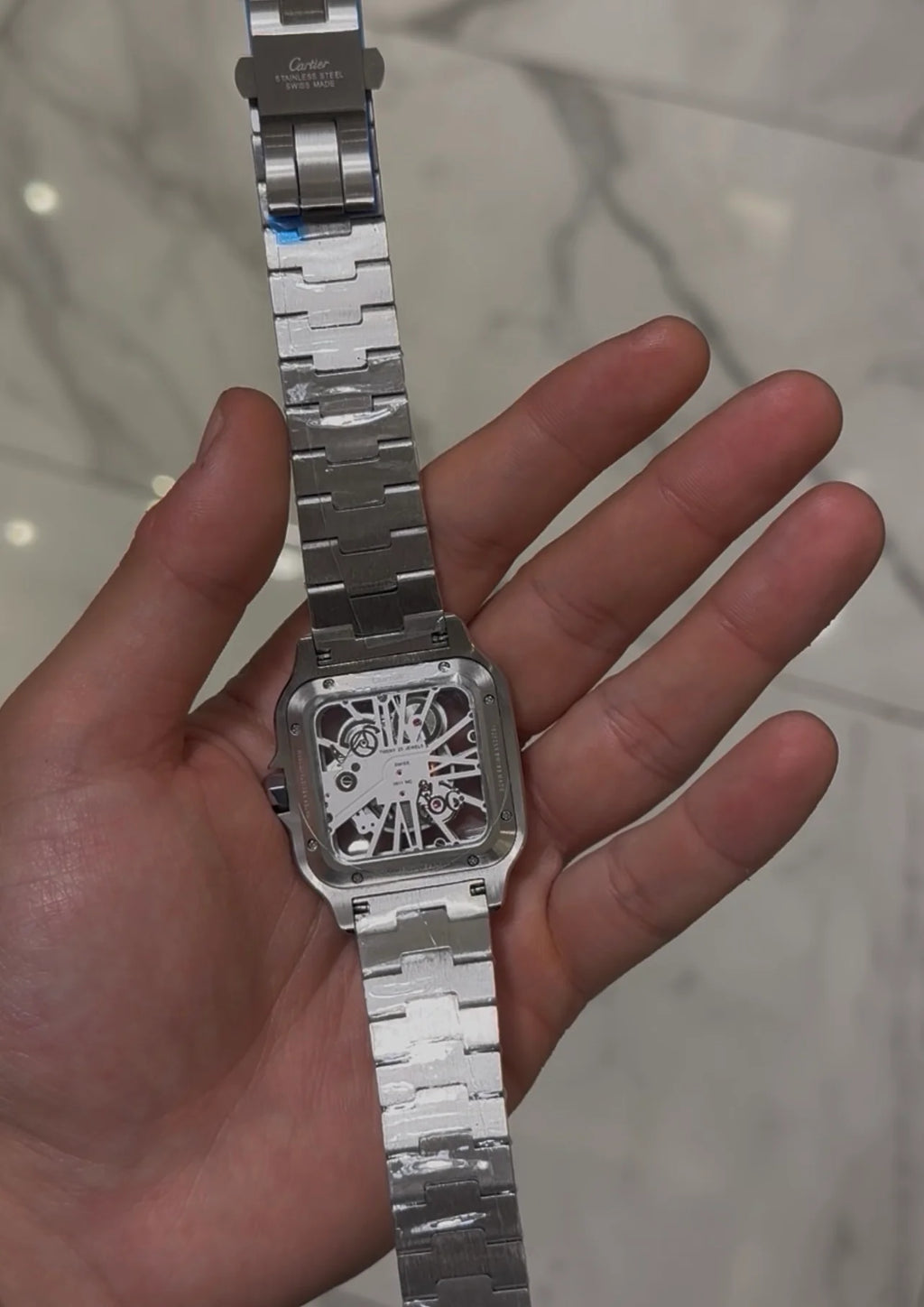 Cartier Santos Skeleton Large
