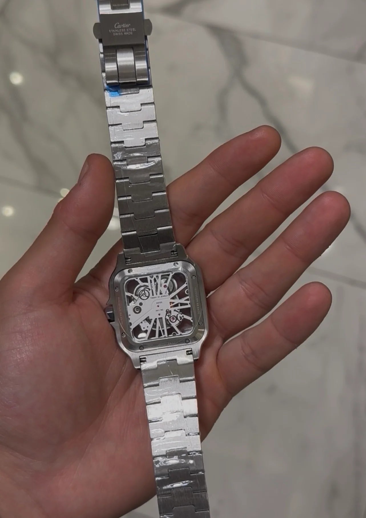 Cartier Santos Skeleton Large