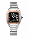 Cartier Santos Black Dial Large