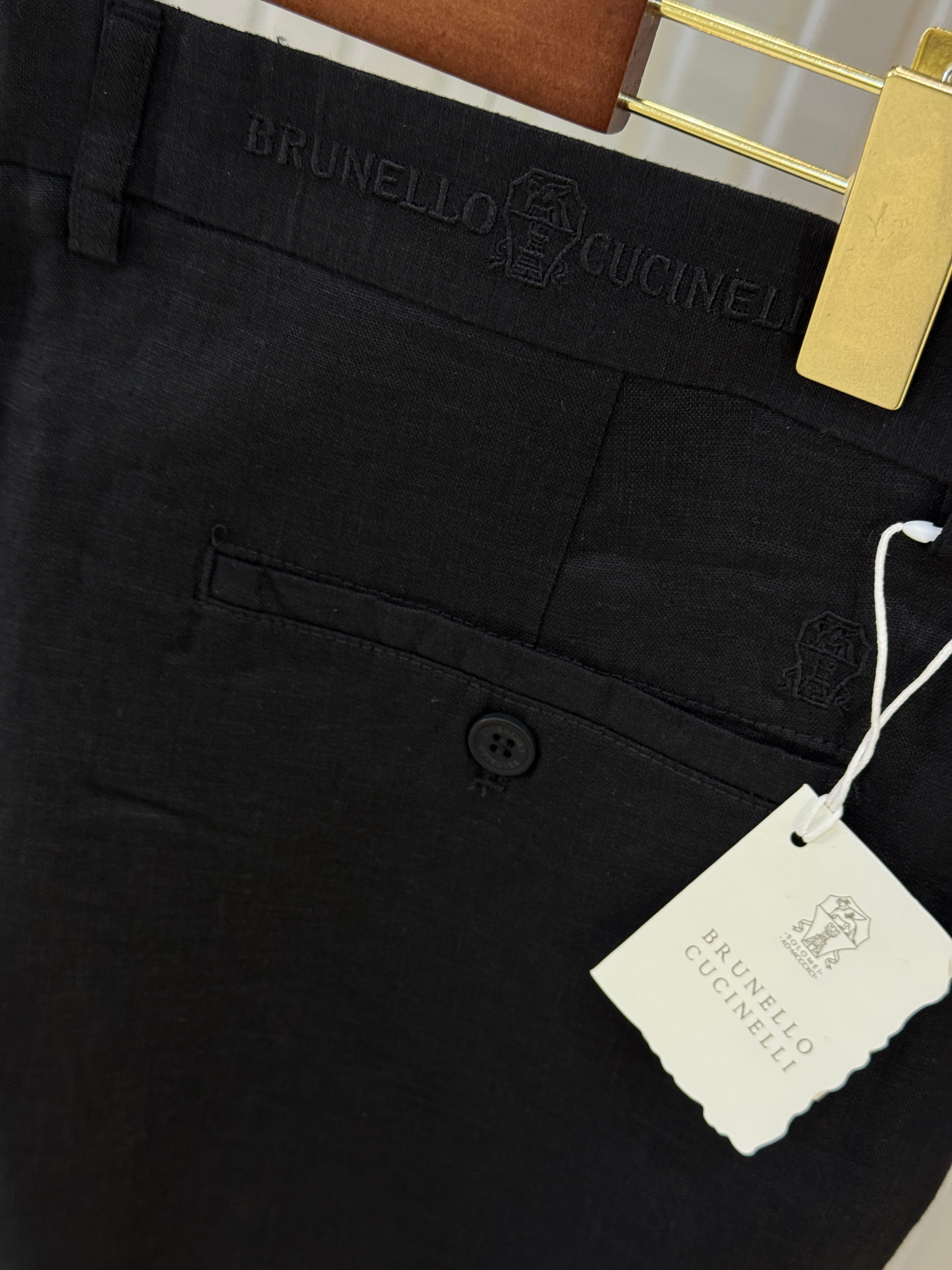 Brunello Cucinelli İthal Keten Pantolon