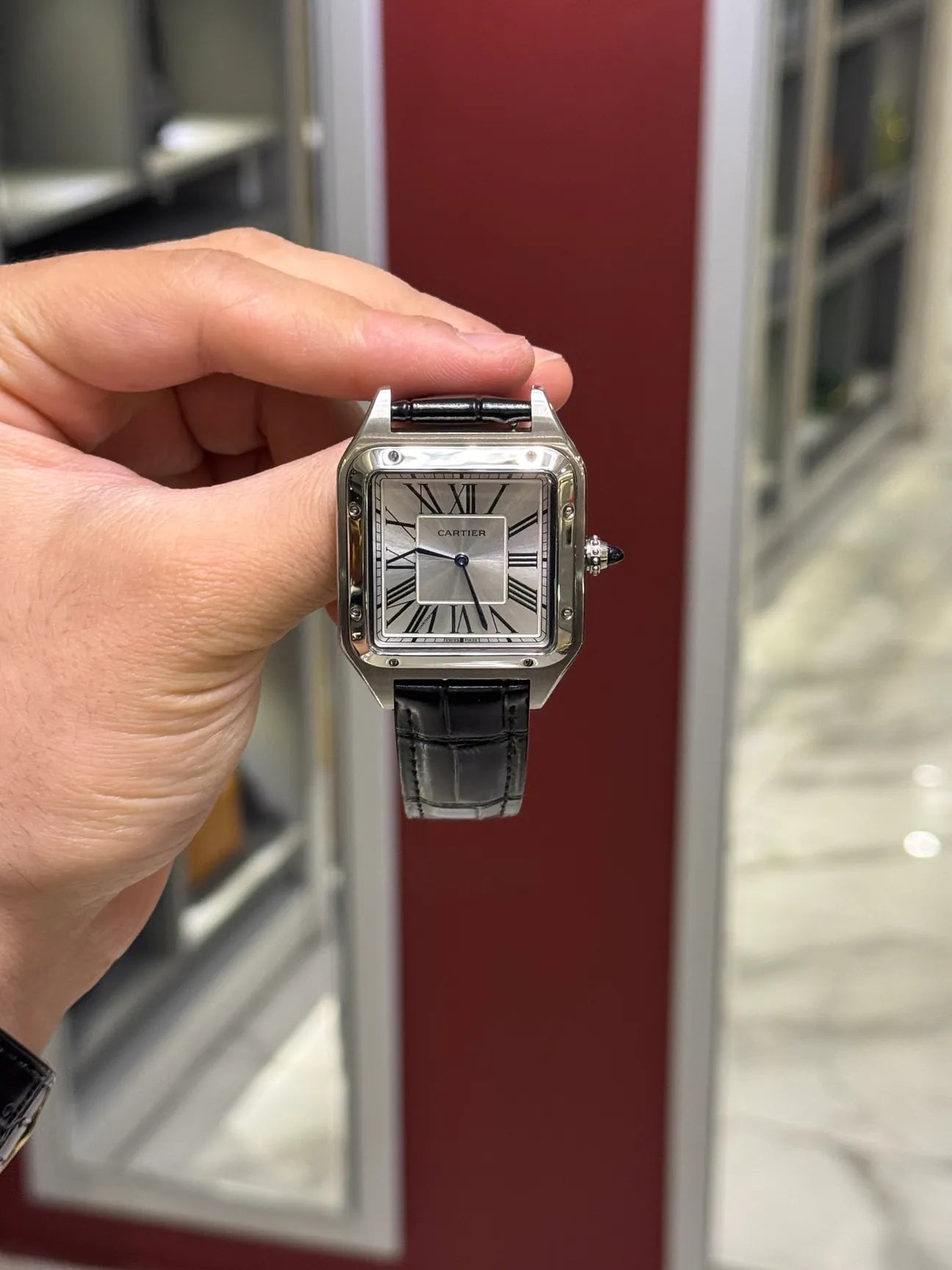Cartier Santos Dumont White Dial