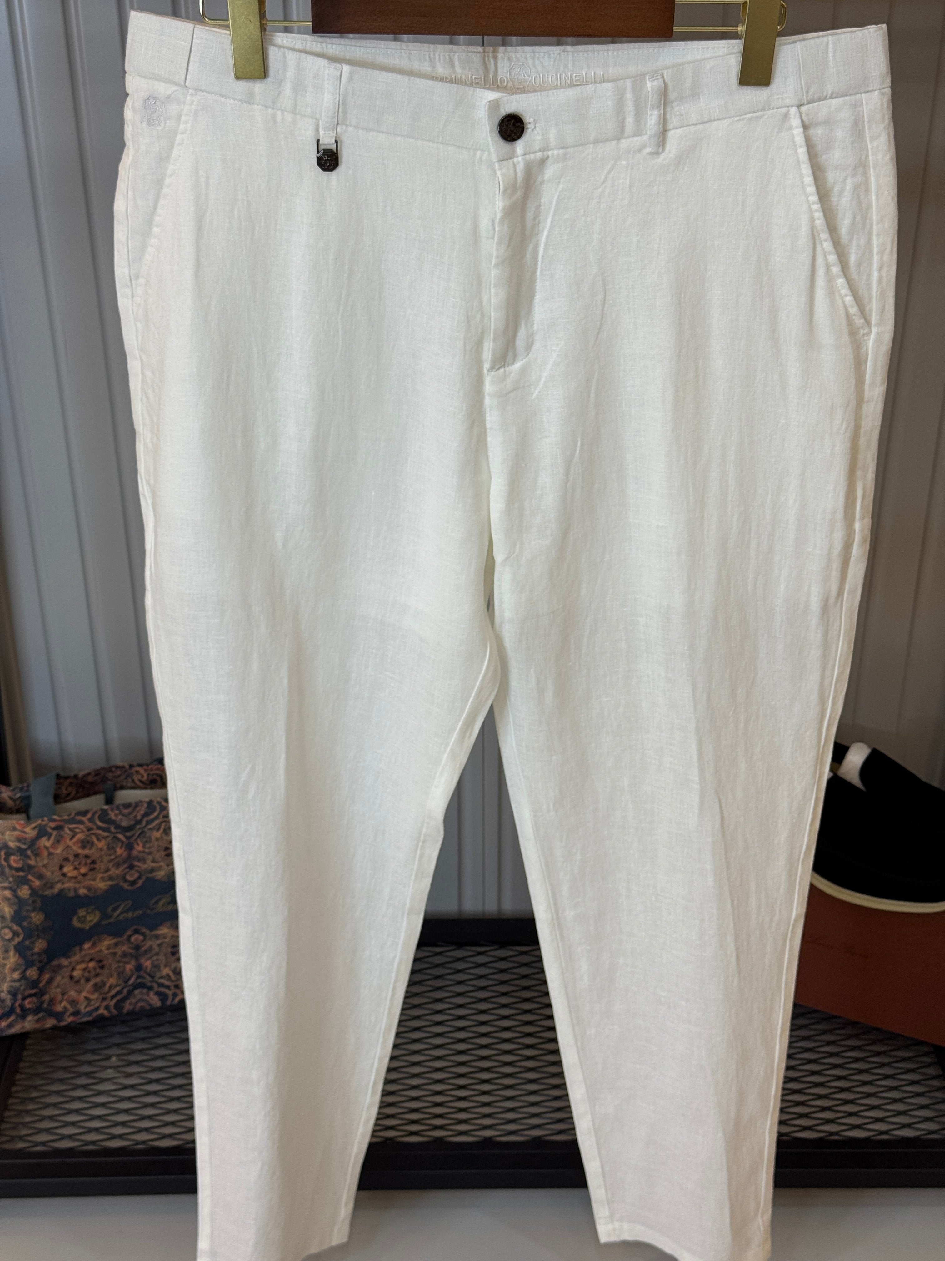Brunello Cucinelli İthal Keten Pantolon