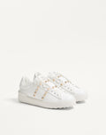 Valentino Women Open Leather Sneakers