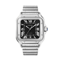 Cartier Santos Black Dial Large