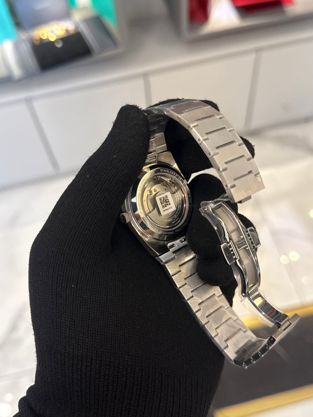 Tissot Prx Powermatic Silver Cordon Green Dial