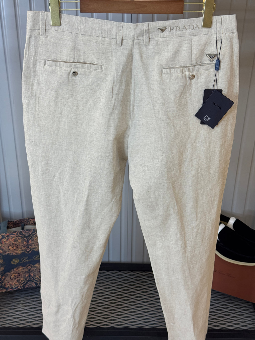 Prada İthal Keten Pantolon
