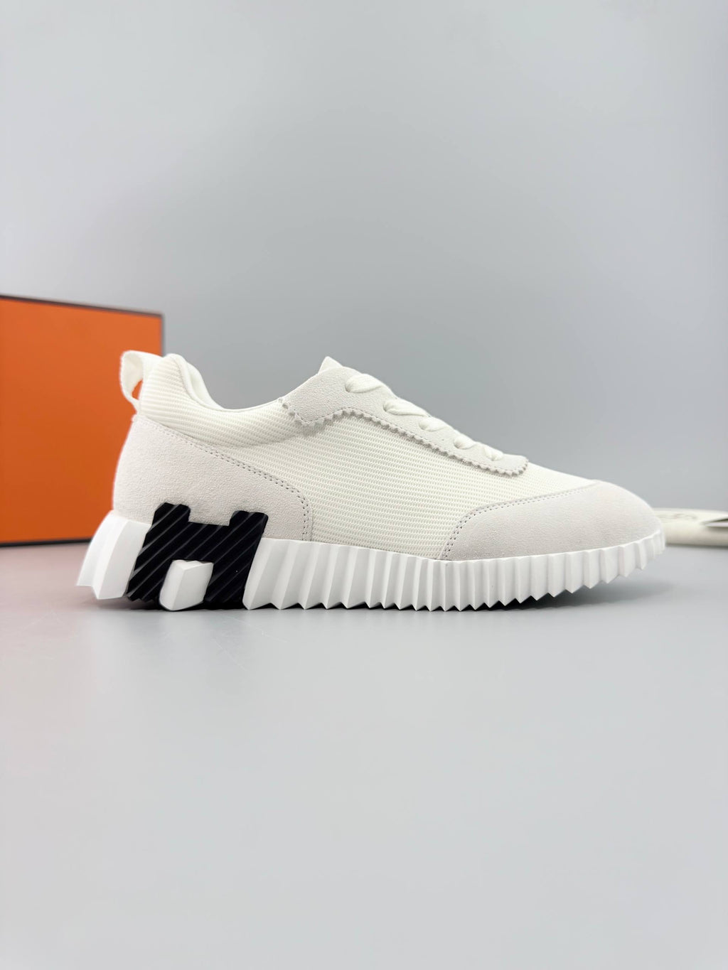 Hermes Bouncing Leather Sneakers
