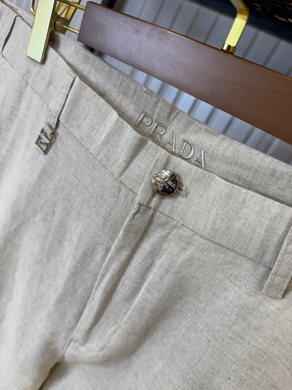 Prada İthal Keten Pantolon