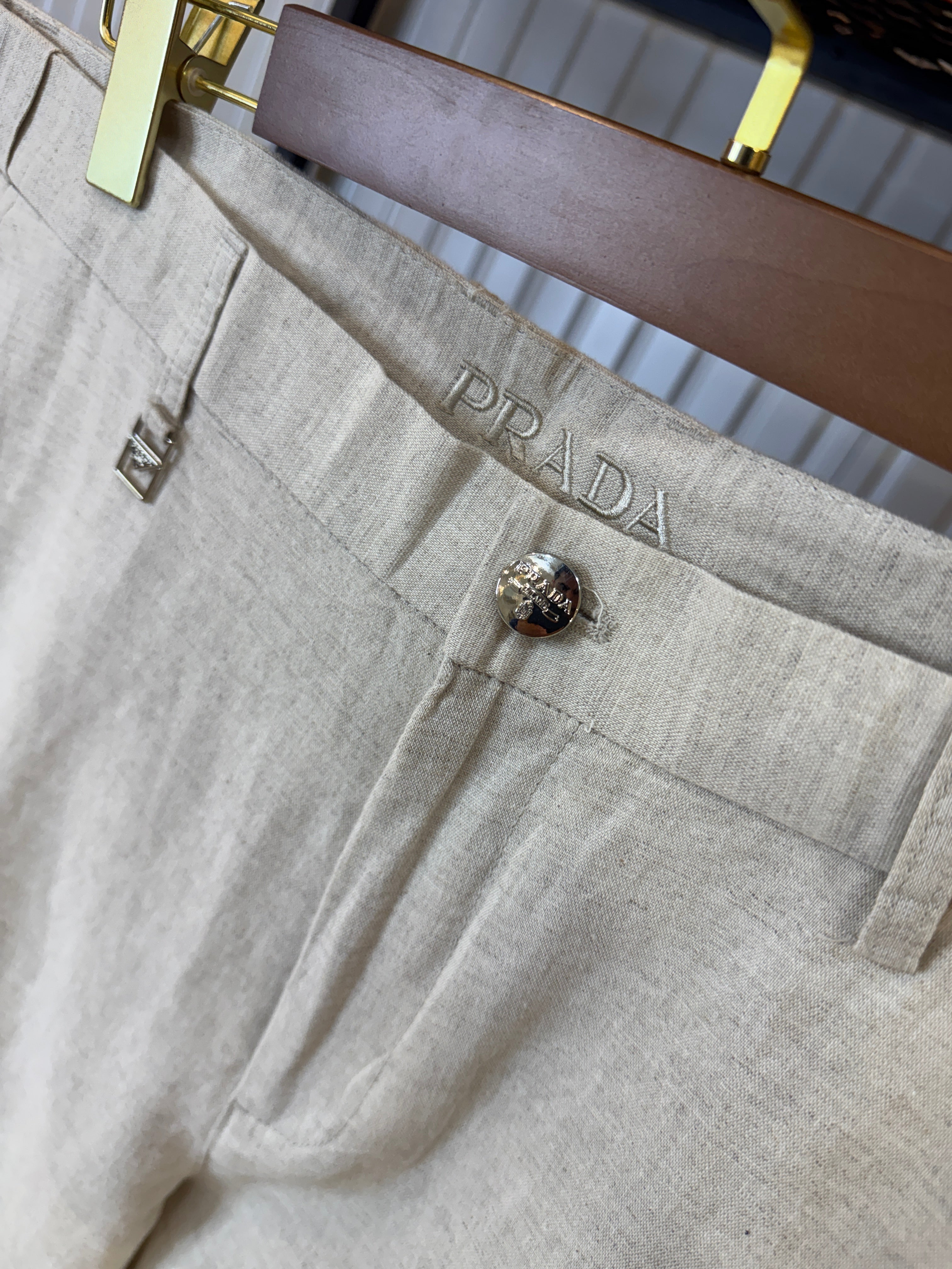 Prada İthal Keten Pantolon