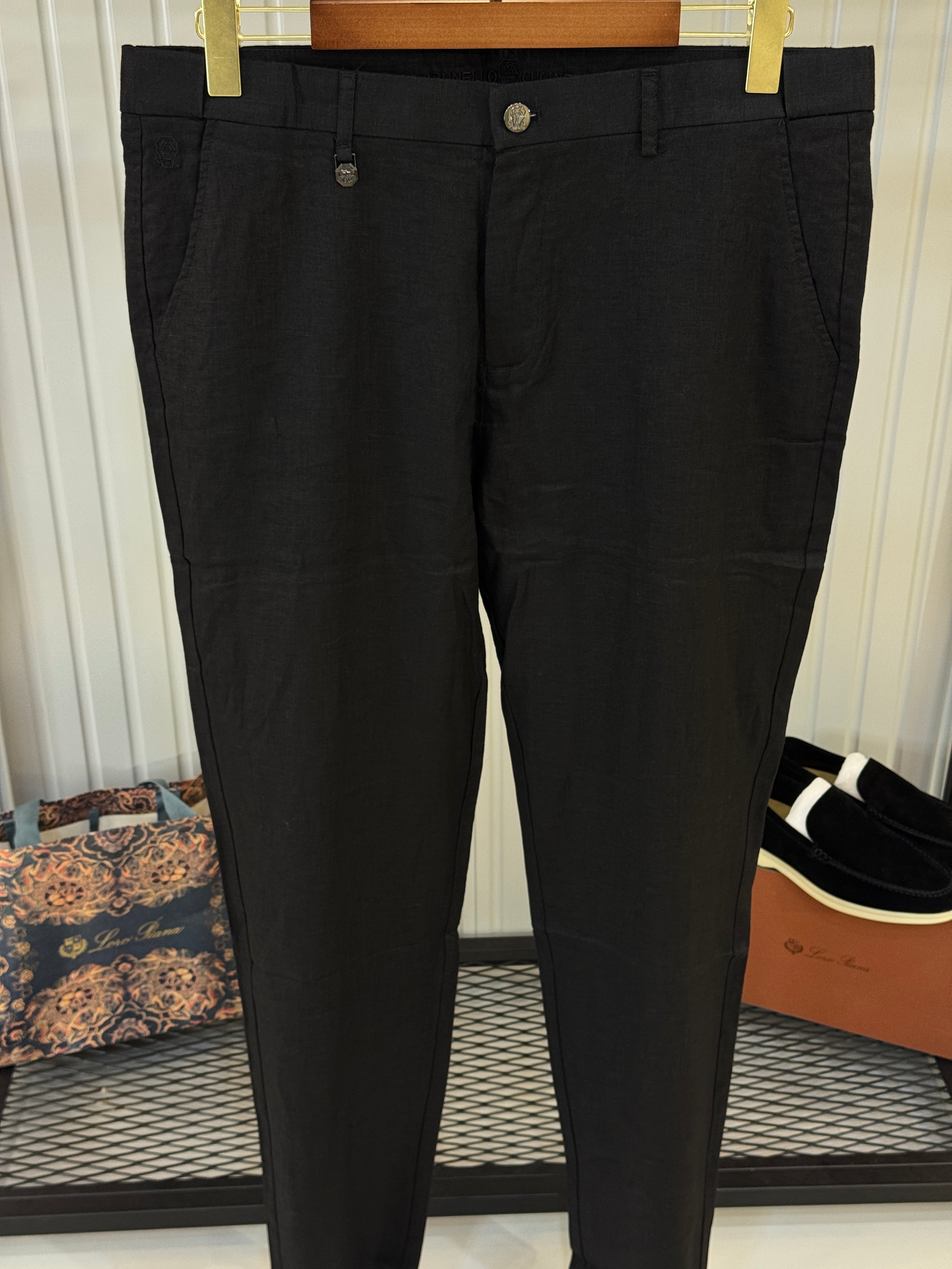 Brunello Cucinelli İthal Keten Pantolon