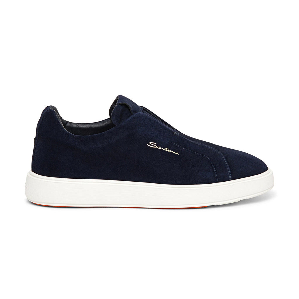 Santoni Classic Suede Sneaker