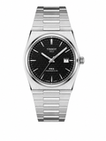 Tissot Prx Powermatic Silver Cordon Black Dial
