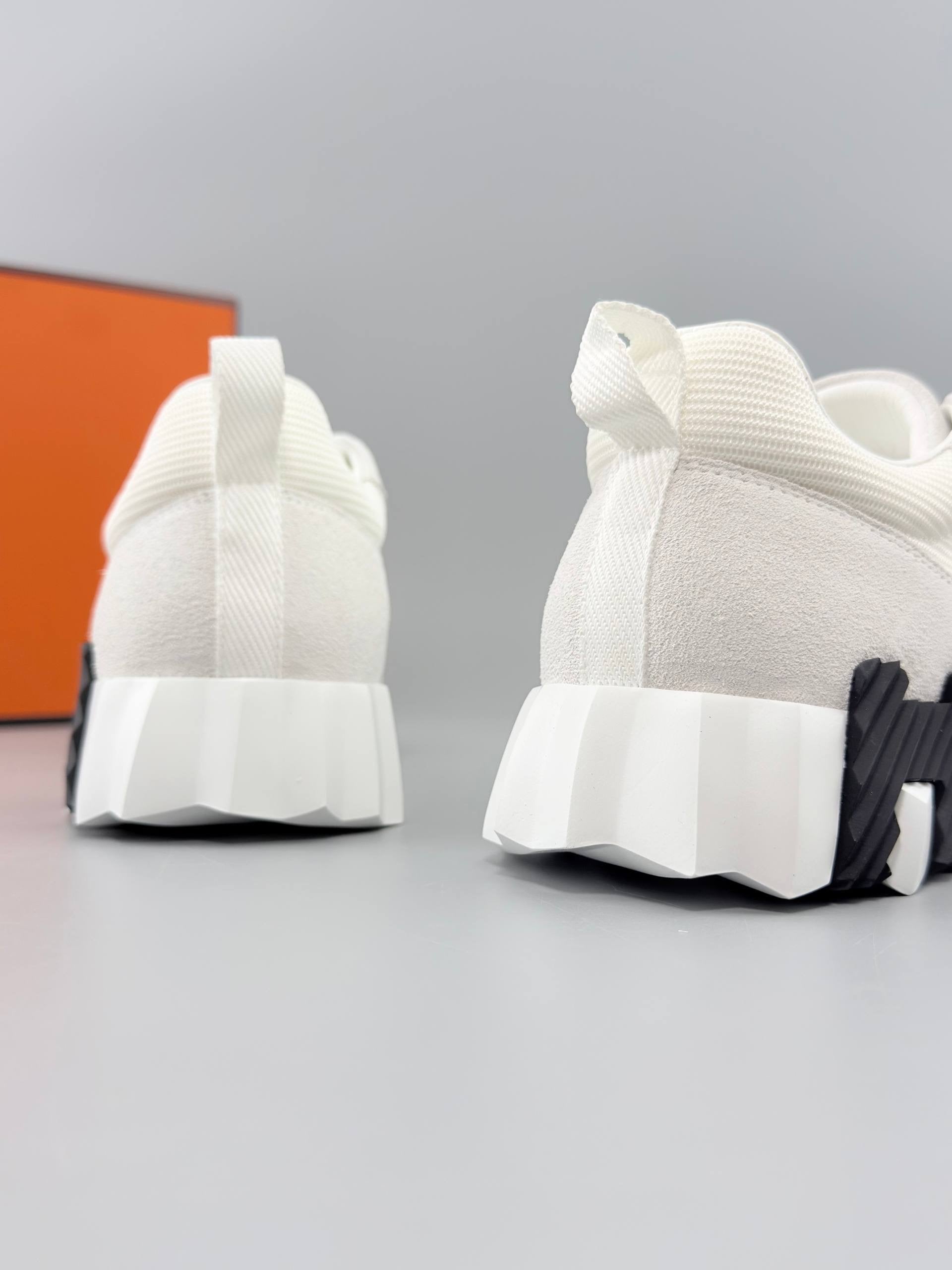 Hermes Bouncing Leather Sneakers